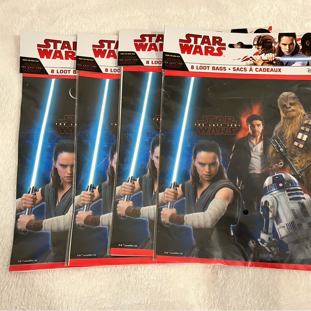Star Wars Party Loot Bags - 4pk